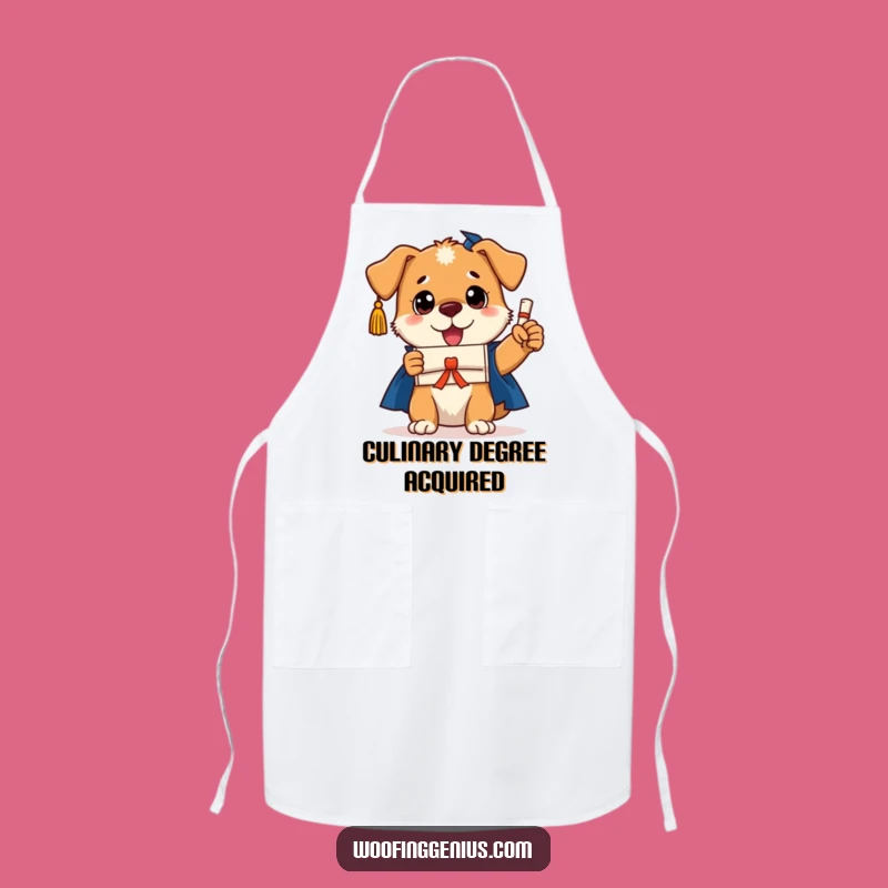 Funny Dog Graduation Apron: Cook and Celebrate with this Hilarious Scholar Pup