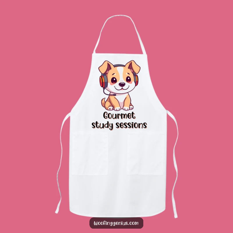 Funny Chef Dog Apron - Culinary Lecture Listener Gift!