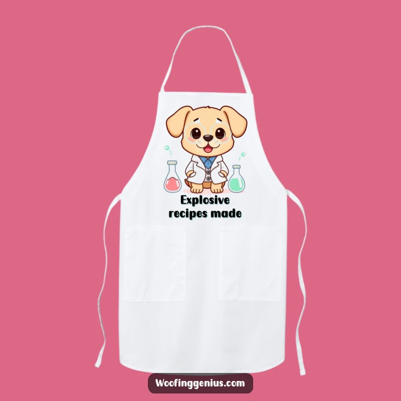 Funny Scientist Dog Apron - Hilarious Lab Coat Companion
