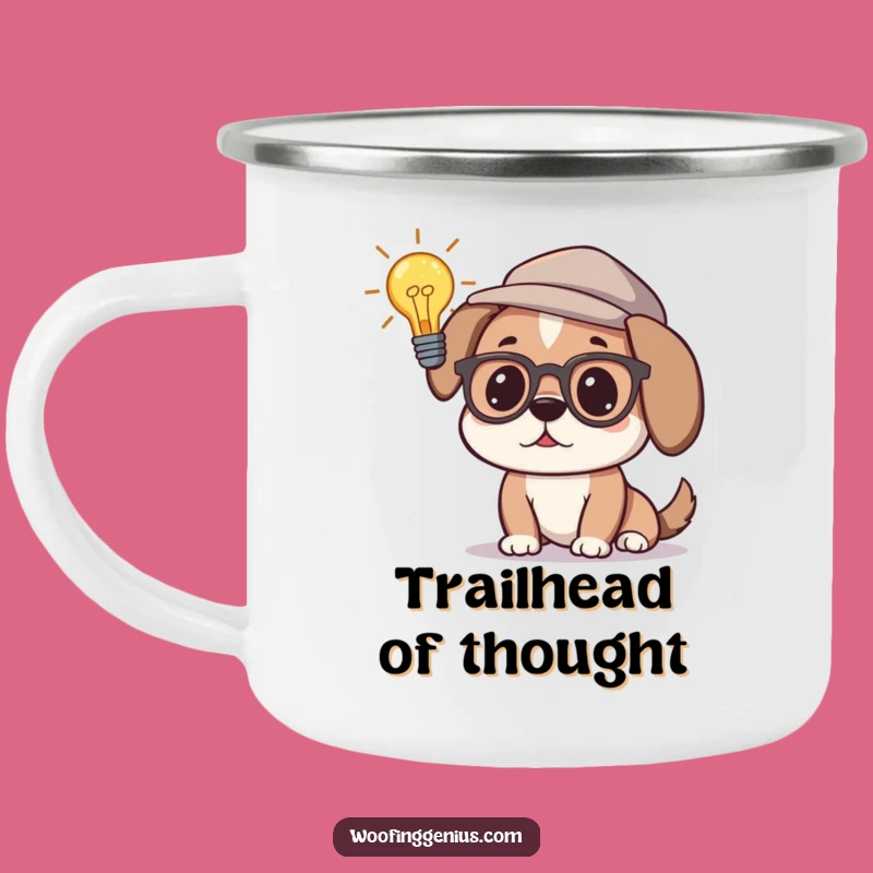 Adventure Ready Funny Smart Dog Mug - Outdoor Intellect Gift