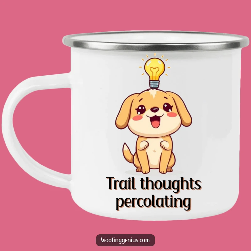 Funny Dog Camping Mug - Outdoor Brilliant Idea Drinkware for Adventurers