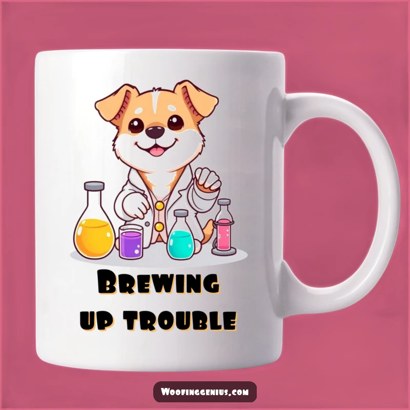Funny Dog Lab Mug - Mad Scientist Potion Gift for Dog Lovers