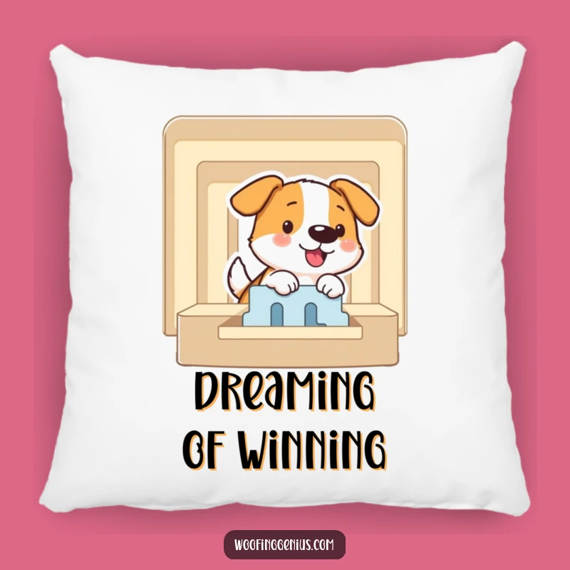 Funny Maze Solver Dog Pillow - Smart Pup, Cozy Strategy Decor Gift