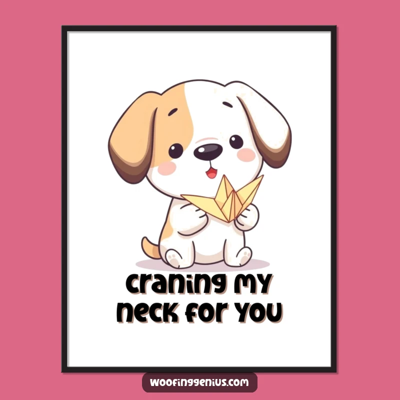 Origami Dog Art: Free Printable Wall Decor for Crafty Homes