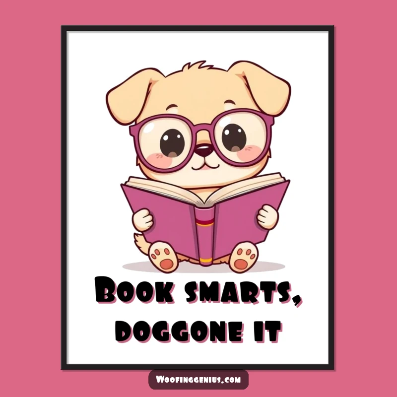 Add wit to your walls! This free printable Kawaii dog art is fantastic for print at home decor.