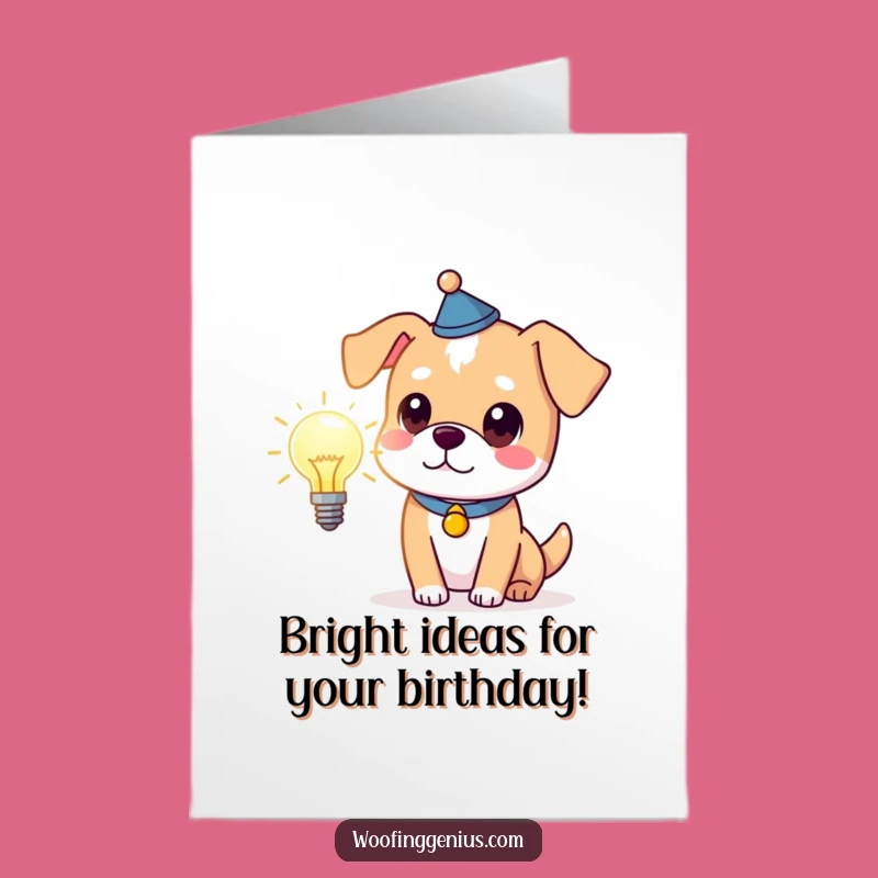 Free Printable Birthday Card: Clever Dog Idea, Funny Downloadable Gift