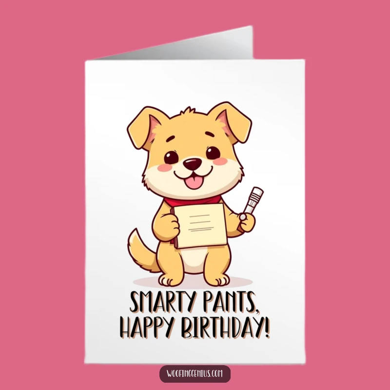Free Printable Funny Dog Diploma Invention Birthday Card - Hilarious Downloadable Card