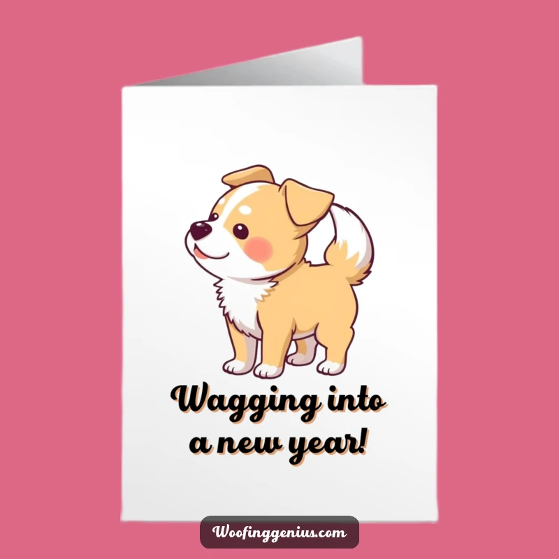 Free Printable Birthday Card: Blurry Tail Dog, Hilarious Downloadable Joyful Gift