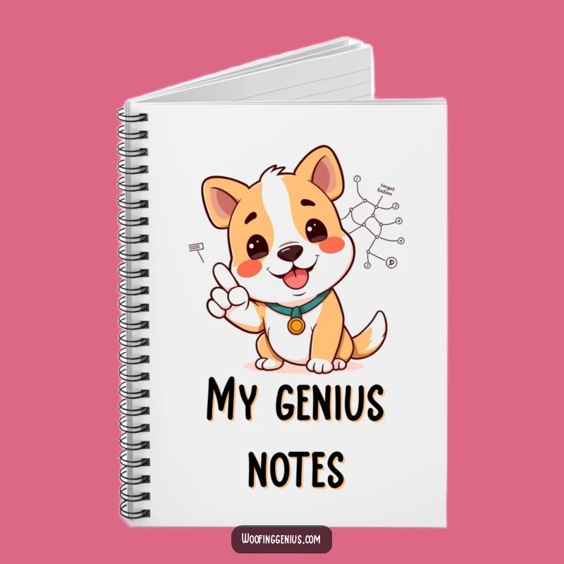 Funny Dog Diagram Notebook - Diagram Your Thoughts Clearly!