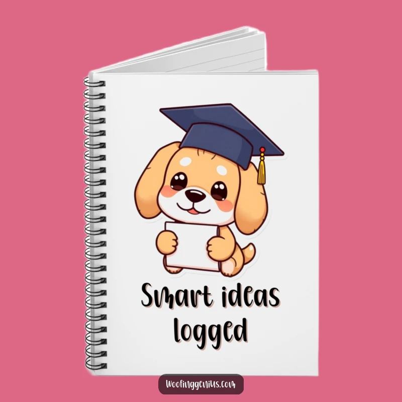 Funny Graduation Dog Notebook: Jot Down Smart Ideas Journal Gift