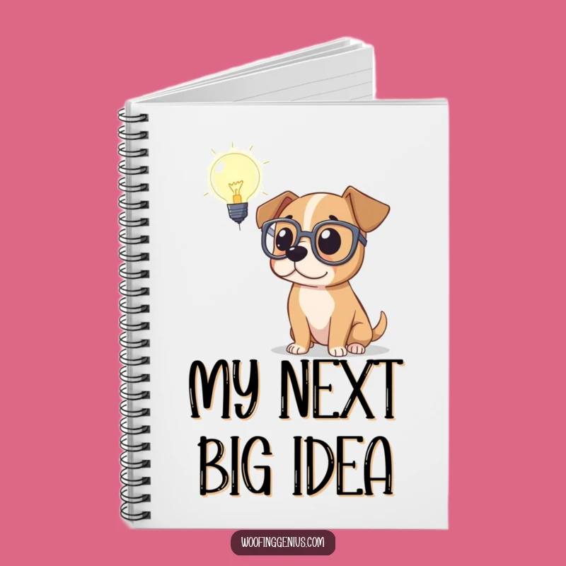 Funny Dog Genius Notebook - Jot Down Brilliant Ideas with Style