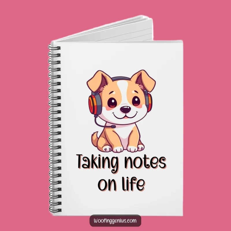 Funny Lecture Dog Notebook - Take Notes Like a Pro Gift!