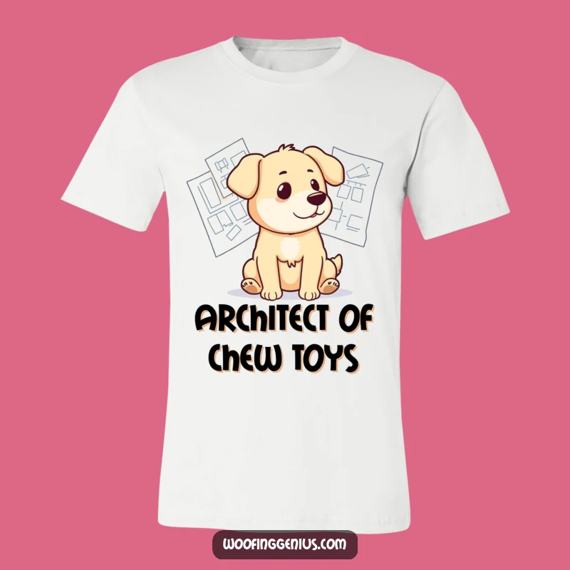 Funny Architect Dog T-Shirt: Thoughtful Blueprint Tee, Hilarious Gift for Designers