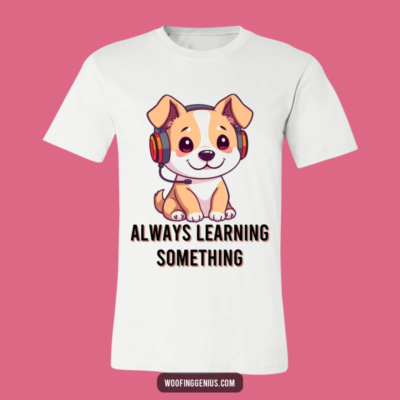 Funny Lecture Dog T-Shirt - Absorbent Pup Audio Tee Gift!