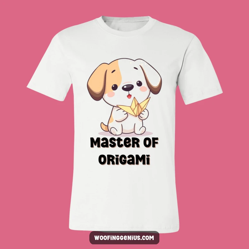 Funny Origami Dog T-Shirt: Showcase Craftsmanship with this Hilarious Crane Tee