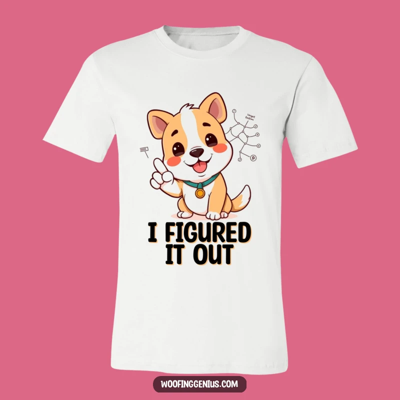 Funny Dog Diagram Explainer T-Shirt - Hilarious Gift for Smart Dogs!
